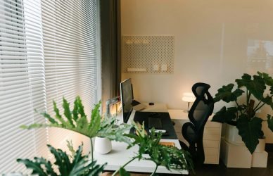 A comfortable home office setup for remote part time jobs UK